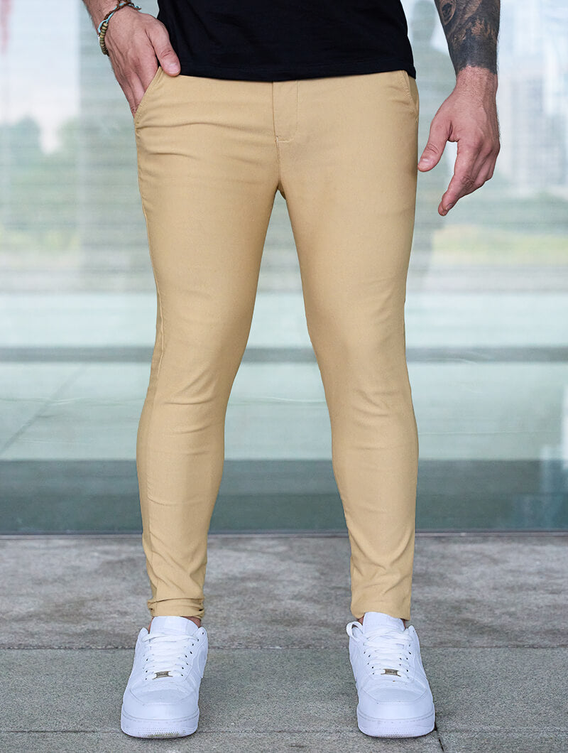 Noa Stretch Pants - Khaki
