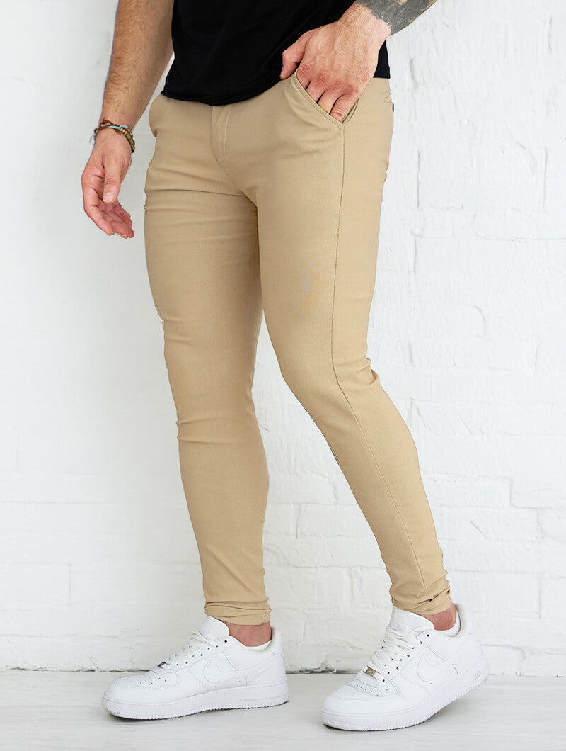 Noa Stretch Pants - Khaki