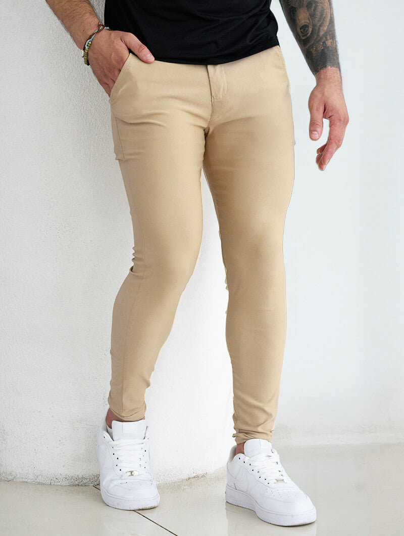 Noa Stretch Pants - Khaki