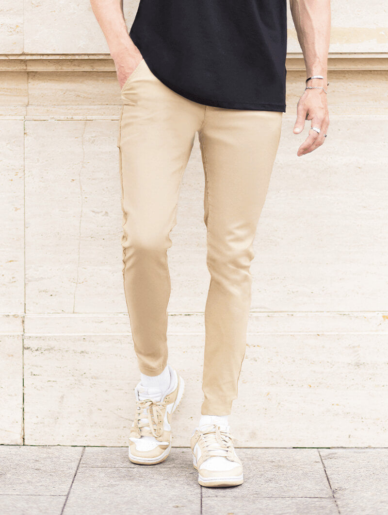 Noa Stretch Pants - Khaki
