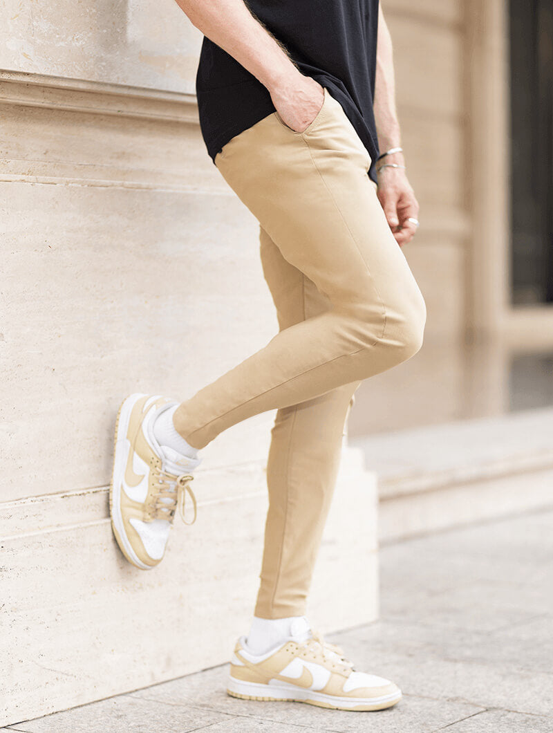 Noa Stretch Pants - Khaki