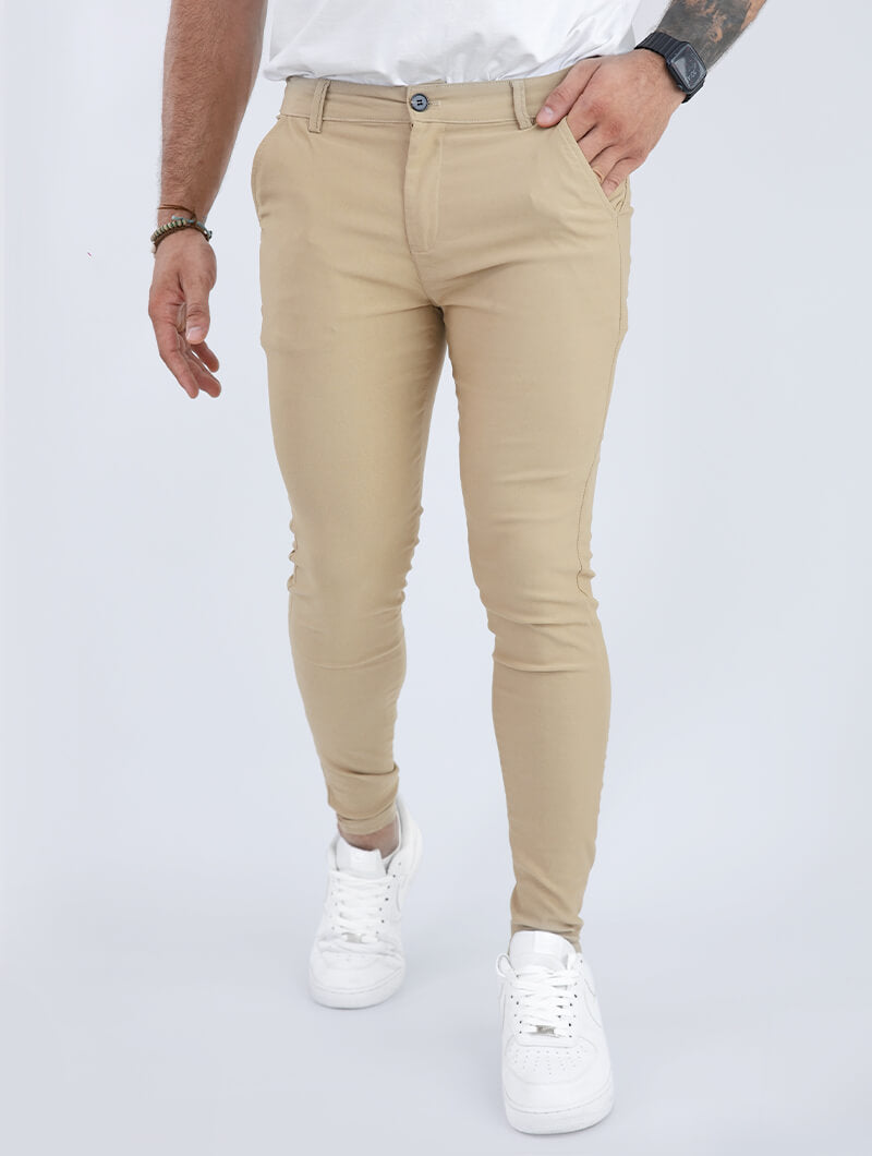 Noa Stretch Pants - Khaki