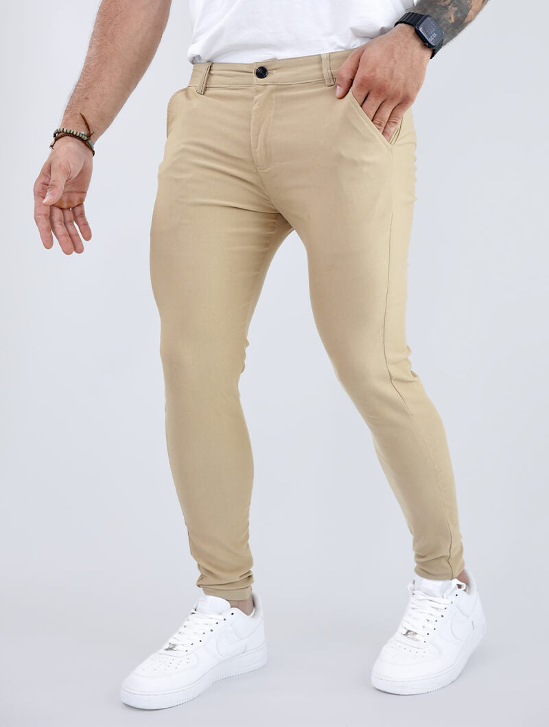 Noa Stretch Pants - Khaki