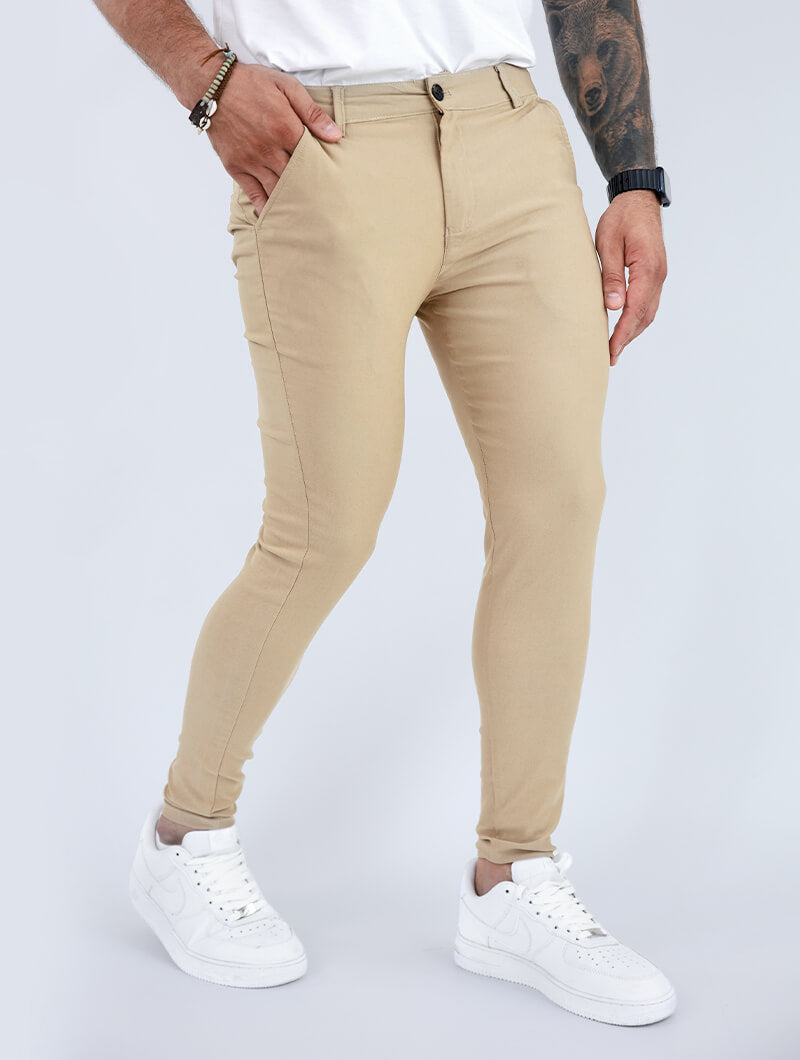 Noa Stretch Pants - Khaki