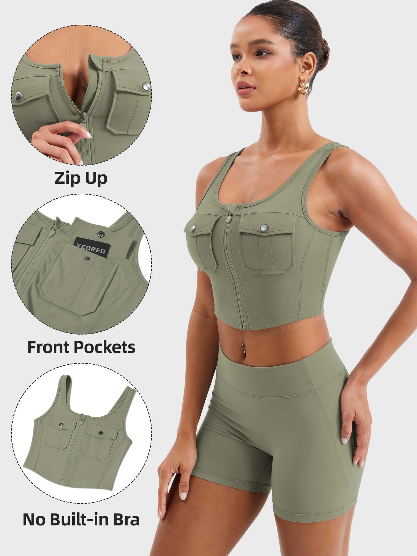 Yeoreo Yvetty CoreFlex Crop Tank