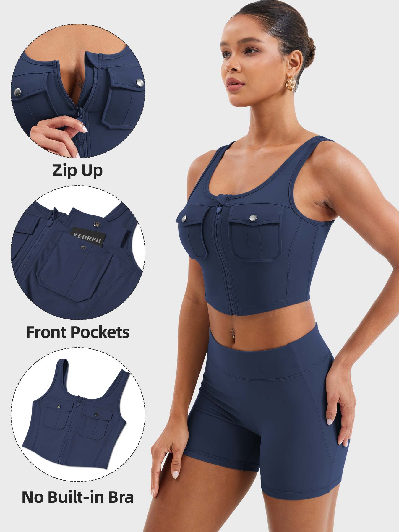 Yeoreo Yvetty CoreFlex Crop Tank