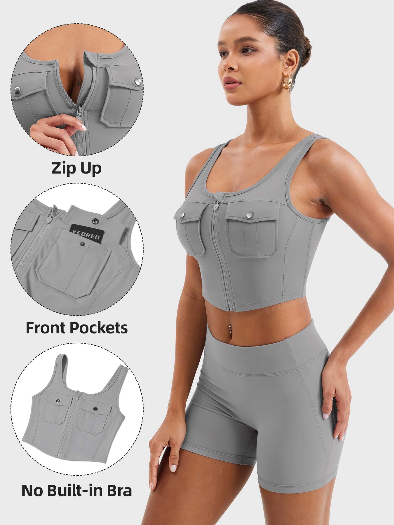 Yeoreo Yvetty CoreFlex Crop Tank